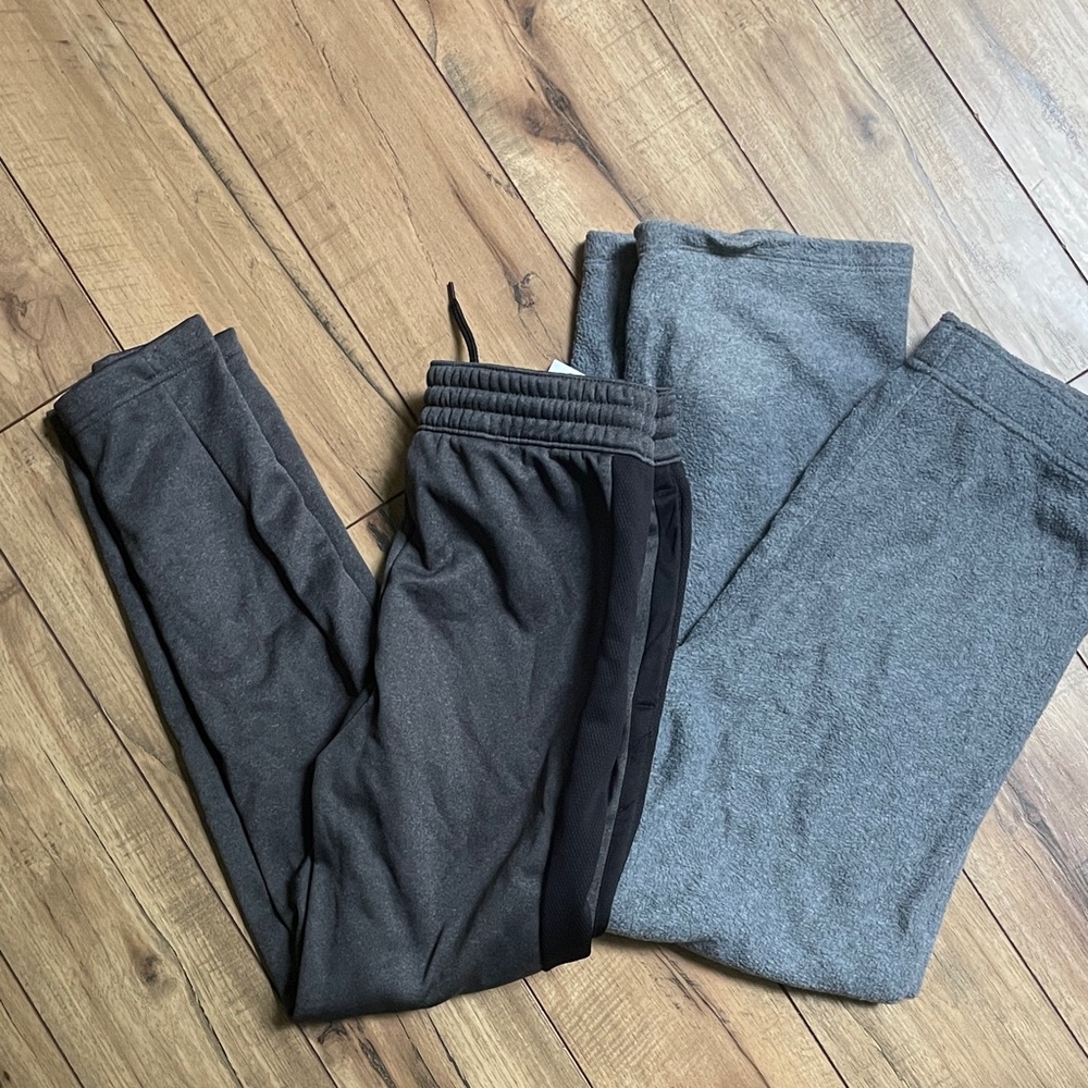 Old Navy Kids' Gray and Black Jogger Pants size large 10-12